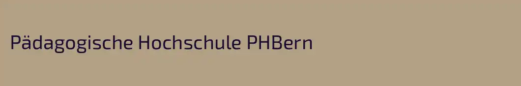 Pädagogische Hochschule PHBern